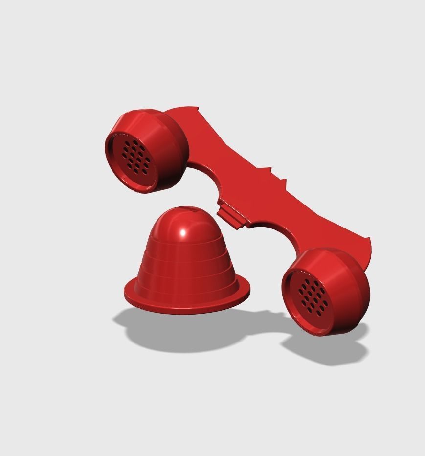 1960s Batmobile Telephone 3D print model_3