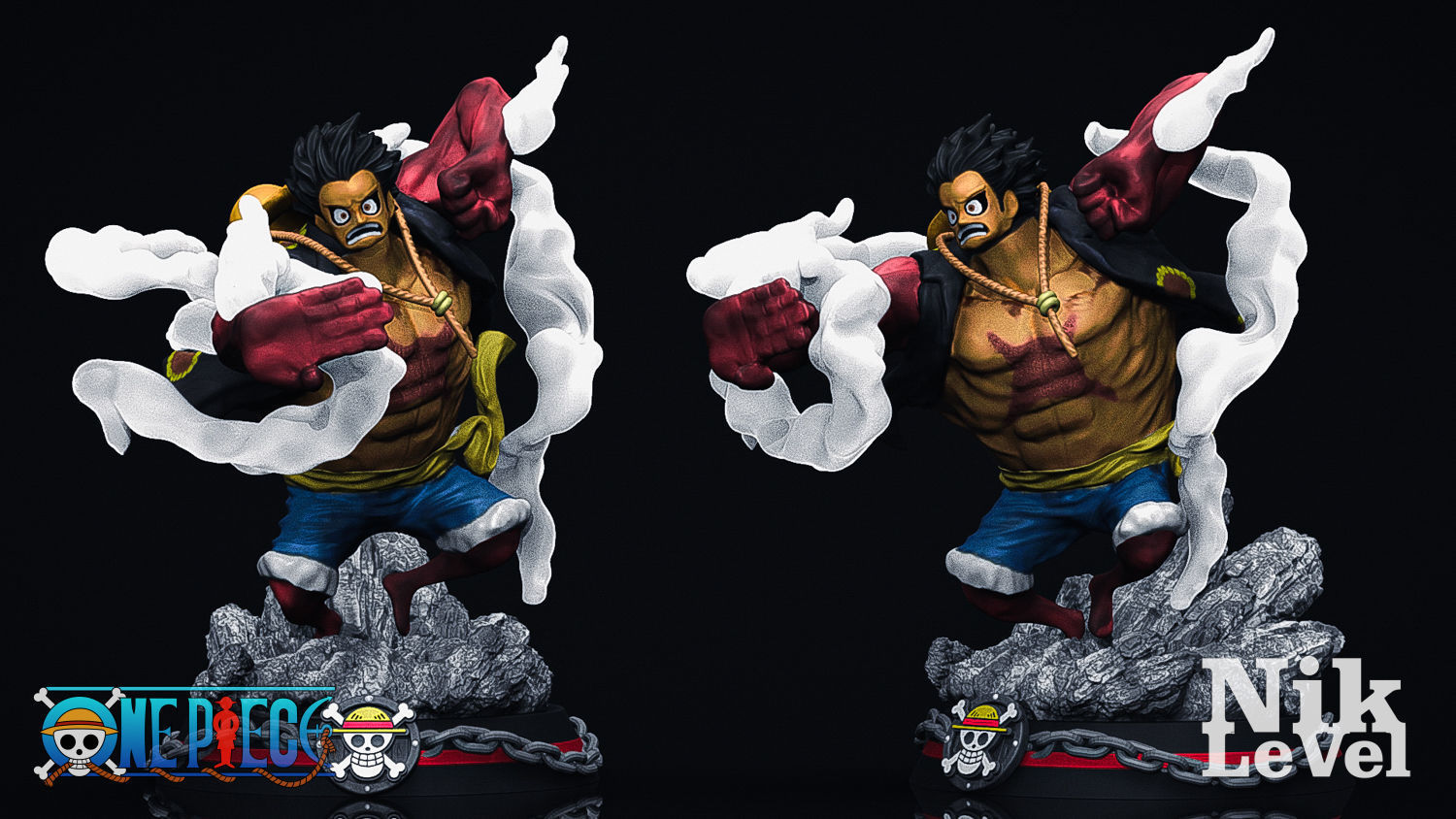 Luffy Gear 4 Kong 3D Printable 3D print model_1