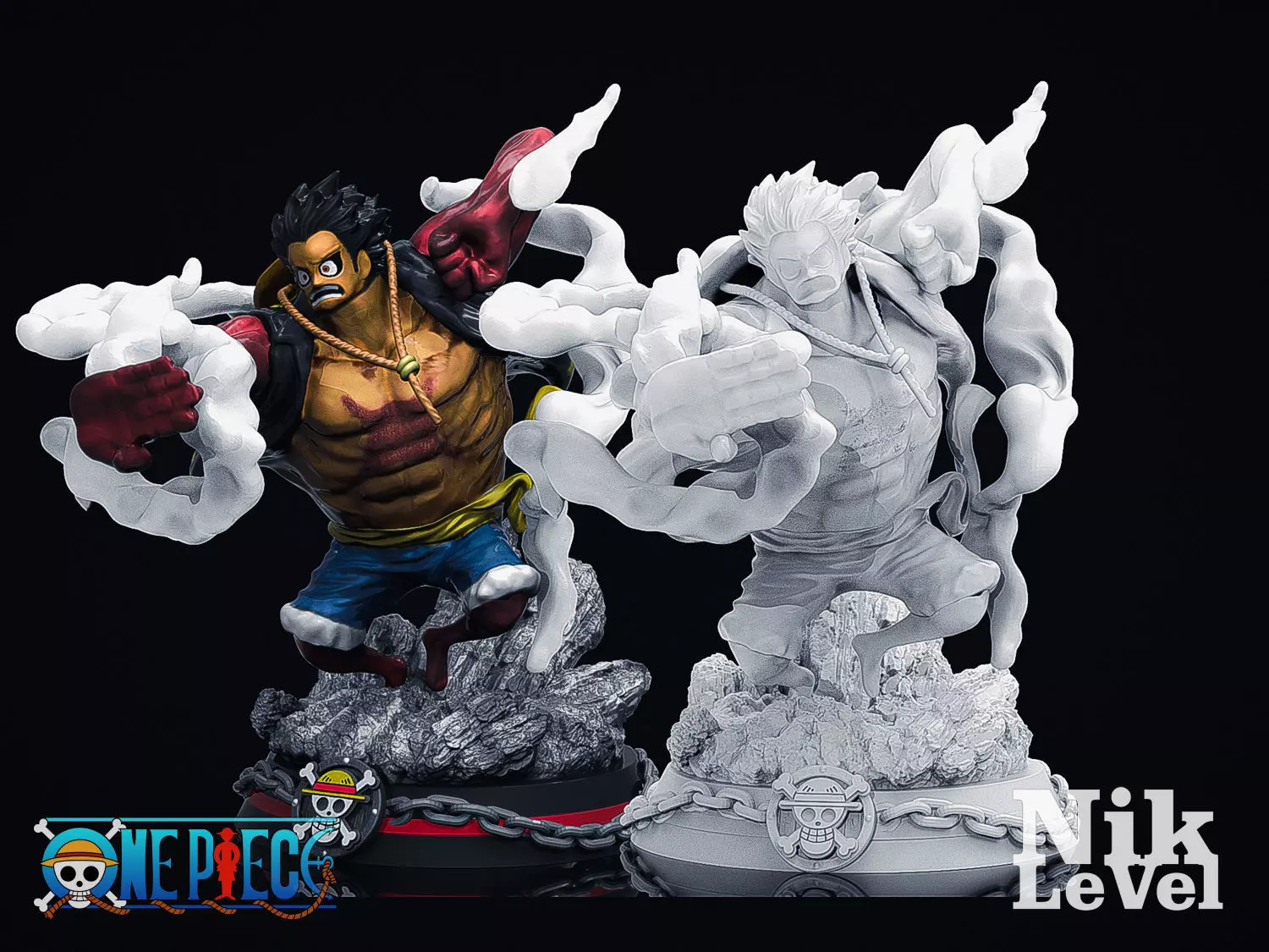 Luffy Gear 4 Kong 3D Printable 3D print model_0