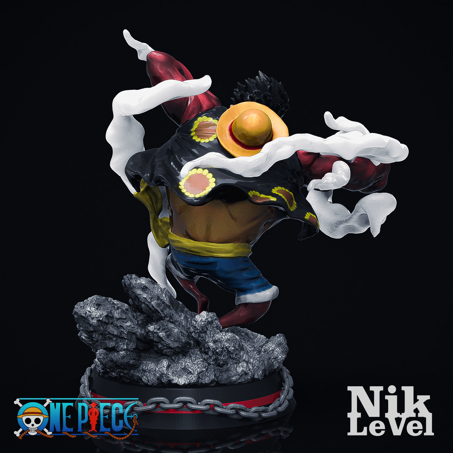 Luffy Gear 4 Kong 3D Printable 3D print model_6
