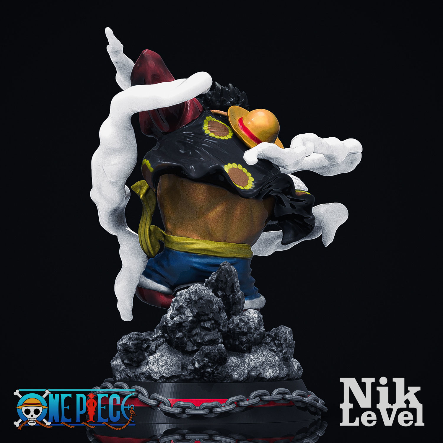 Luffy Gear 4 Kong 3D Printable 3D print model_10