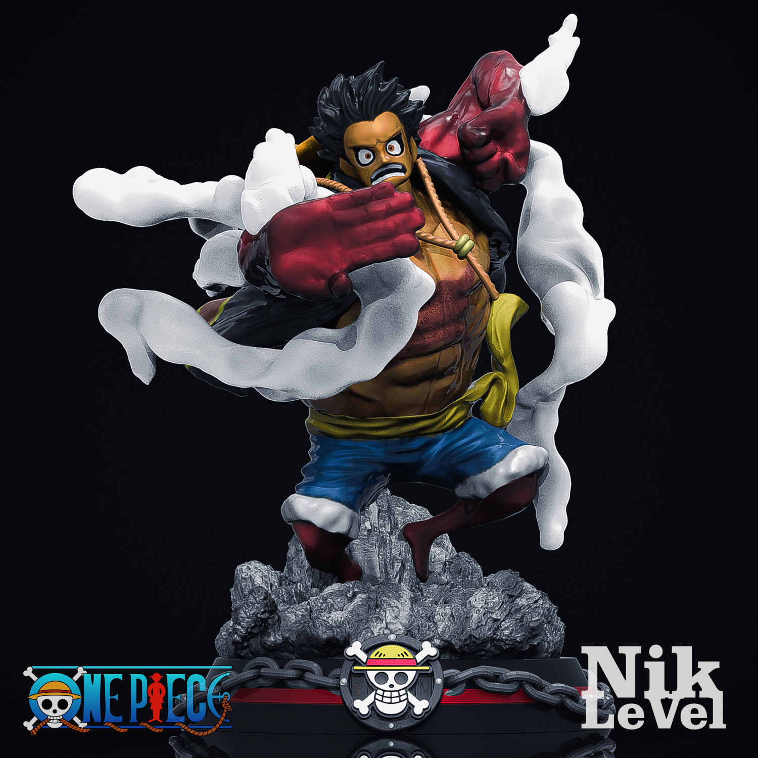 Luffy Gear 4 Kong 3D Printable 3D print model_11