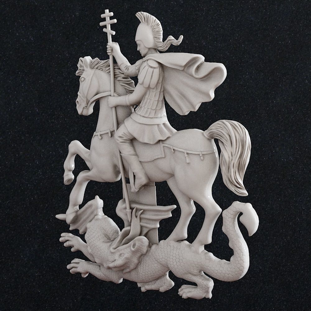 George the Victorious 3D print model_1