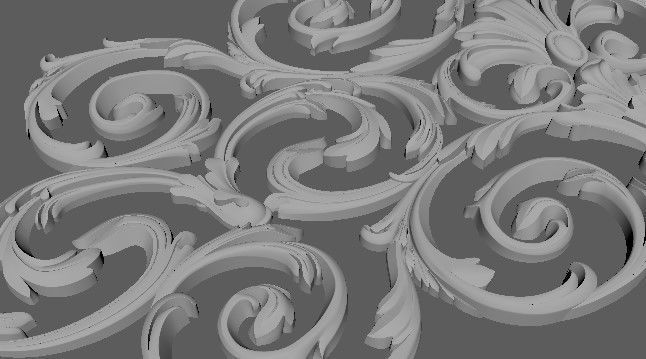 Decor for furniture 3D model_4