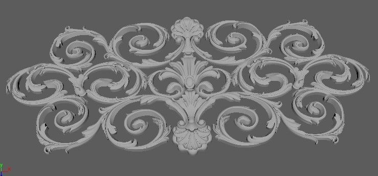 Decor for furniture 3D model_2