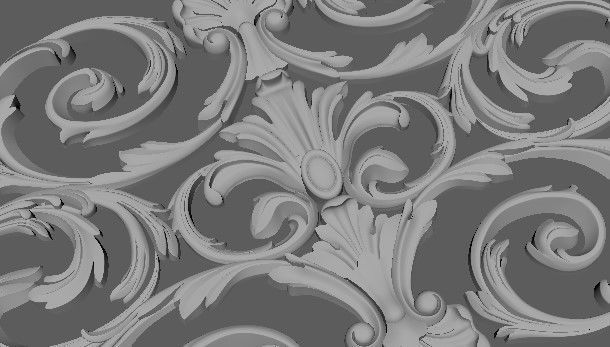 Decor for furniture 3D model_3