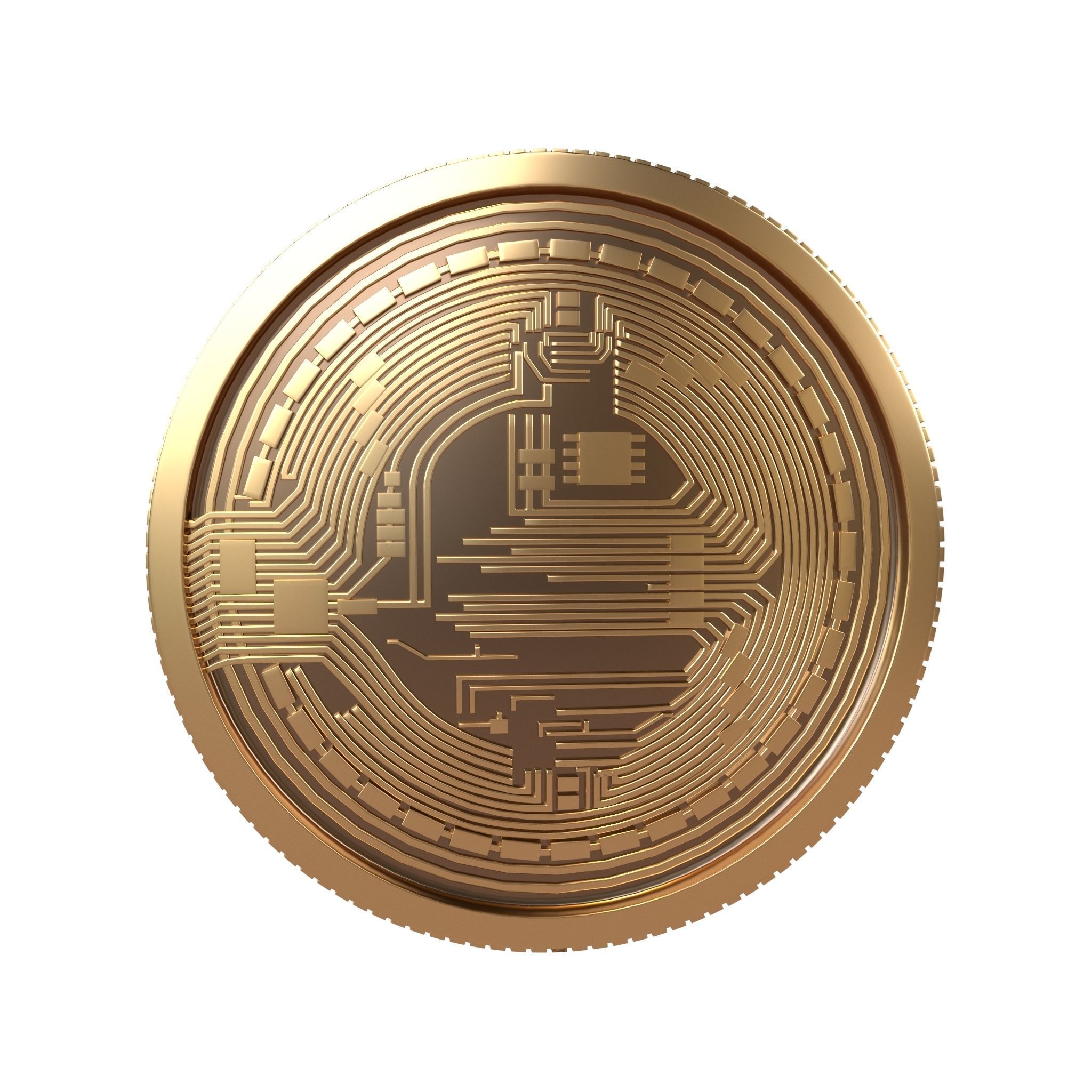 Bitcoin v7 001 3D model_4