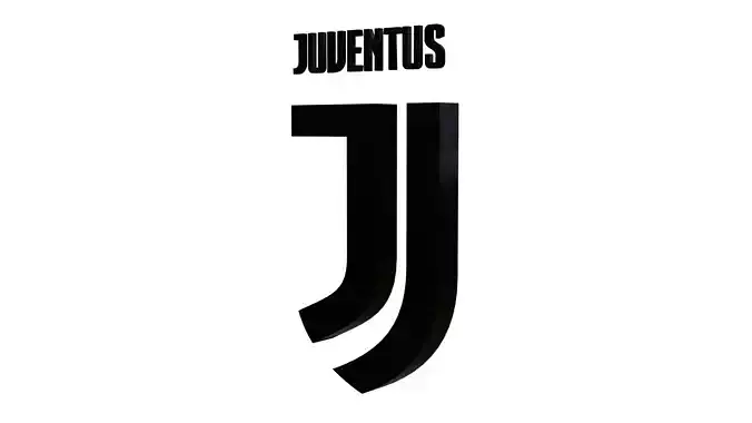 Juventus Logo 3D Low-poly 3D model
