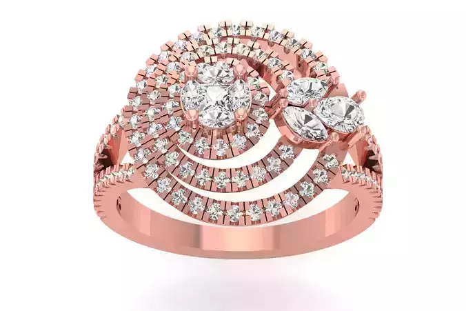 Solitaire Women Wedding Engagement Marquise Diamond Bridal Ring