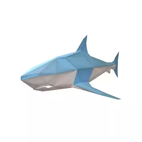 Low Poly Shark v1 007