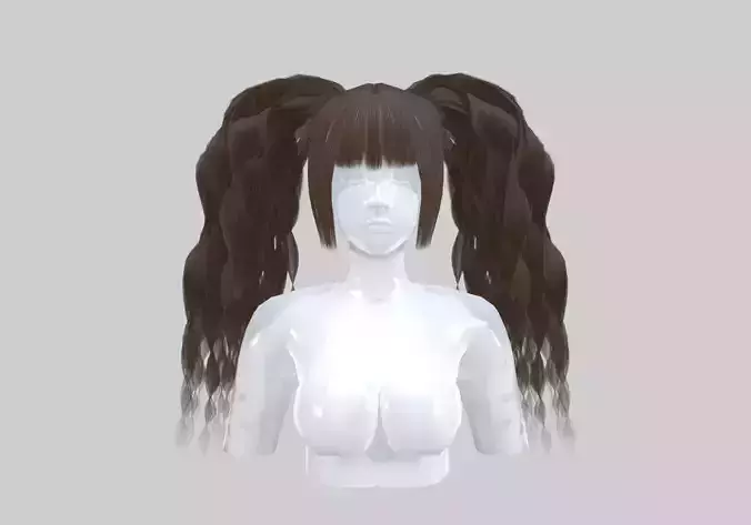 Wavy Curly Hairstyle 