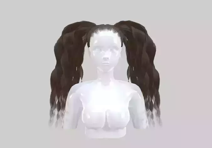 Curly Wavy Hairstyle 