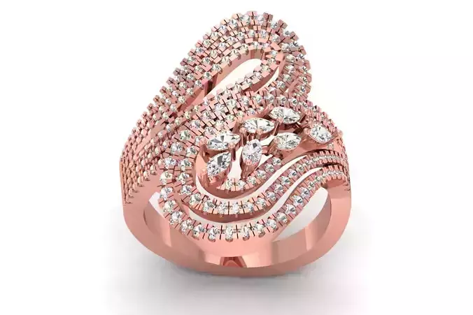 Solitaire Women Wedding Engagement Marquise Diamond Ring