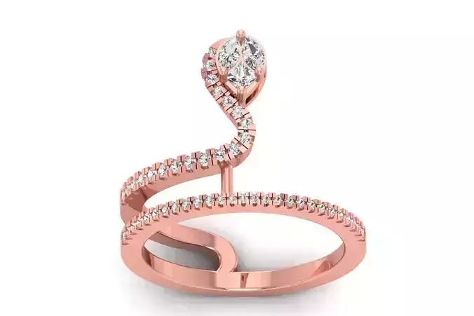 Solitaire Women Wedding Engagement Ring