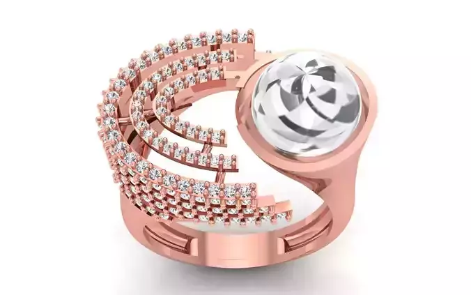 Solitaire Women Wedding Engagement Ring