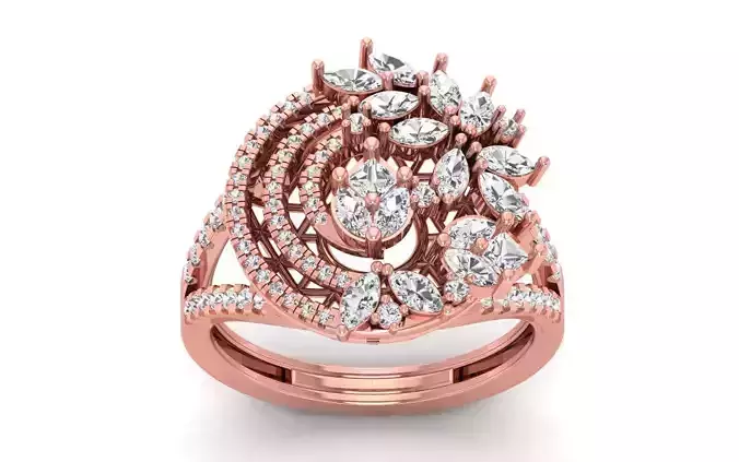 Solitaire Women Wedding Engagement Marquise Diamond Bridal Ring