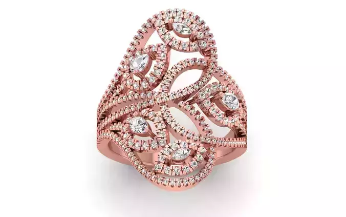 Solitaire Women Wedding Engagement Marquise Diamond Bridal Ring