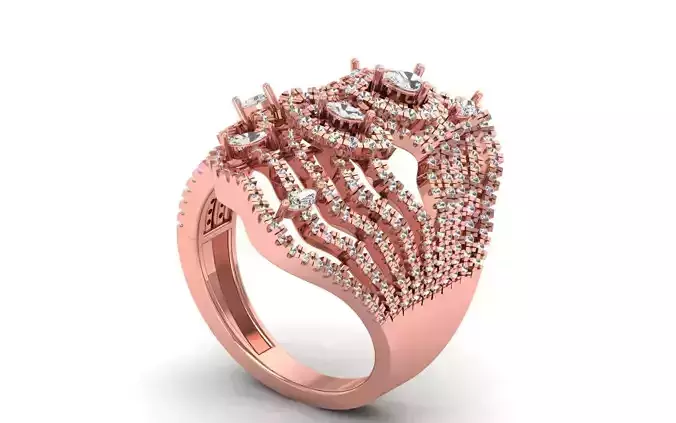 Solitaire Women Wedding Engagement Marquise Diamond Ring