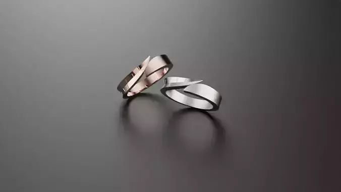 minimalist rustic ring