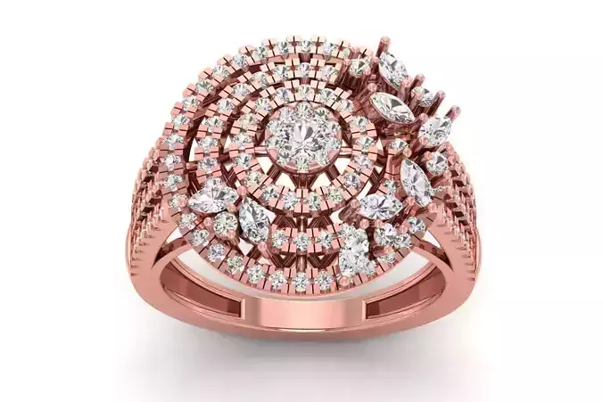 Solitaire Women Wedding Engagement Marquise Diamond Bridal Ring