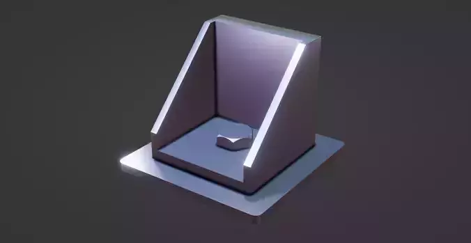 Lug Support 3D Model Low-poly 3D model