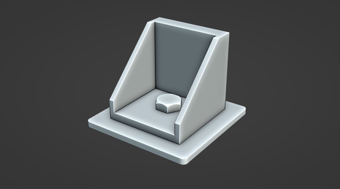 Lug Support 3D Model Low-poly 3D model 3D model_3