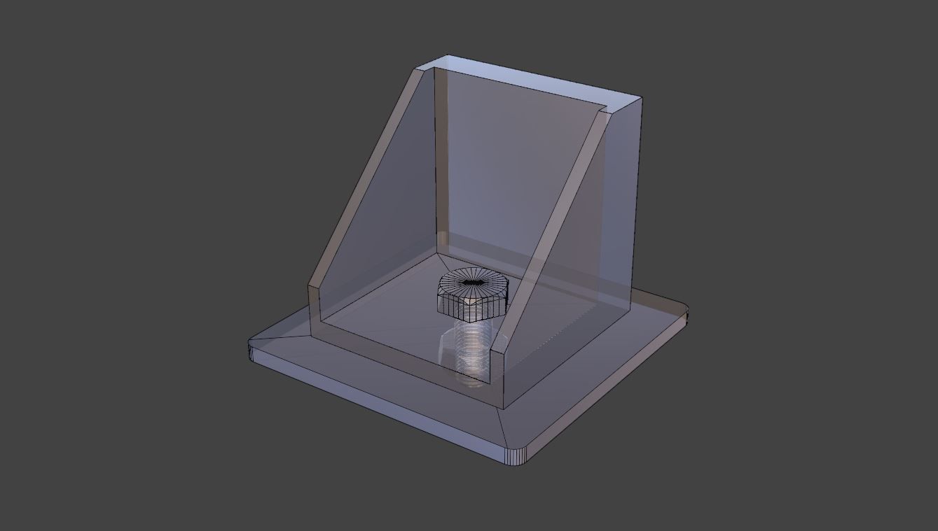 Lug Support 3D Model Low-poly 3D model 3D model_6