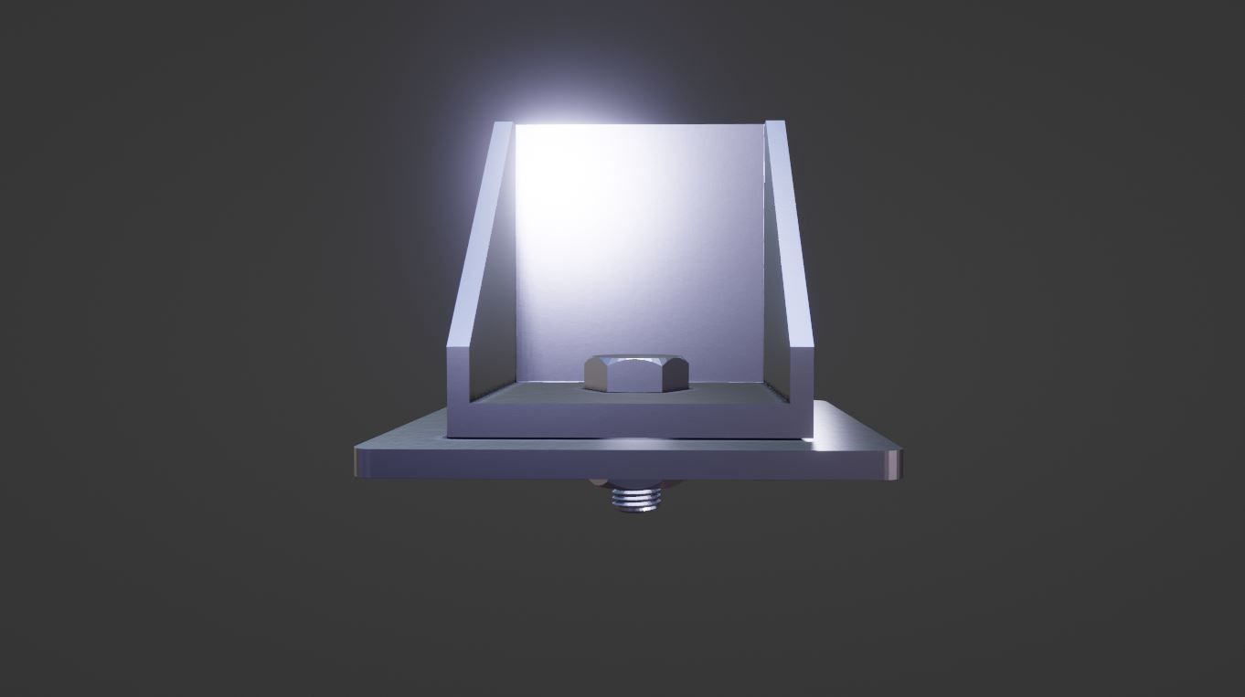 Lug Support 3D Model Low-poly 3D model 3D model_1