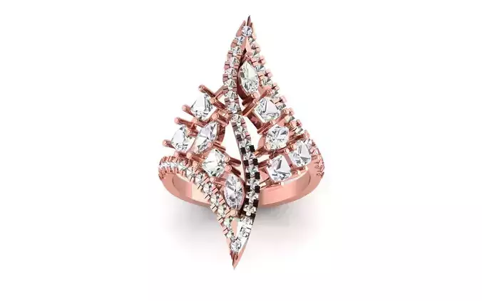 Solitaire Wedding Engagement Women Marquise Diamond Bridal Ring