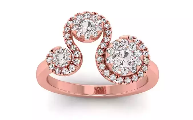 Solitaire Wedding Engagement Women Ring