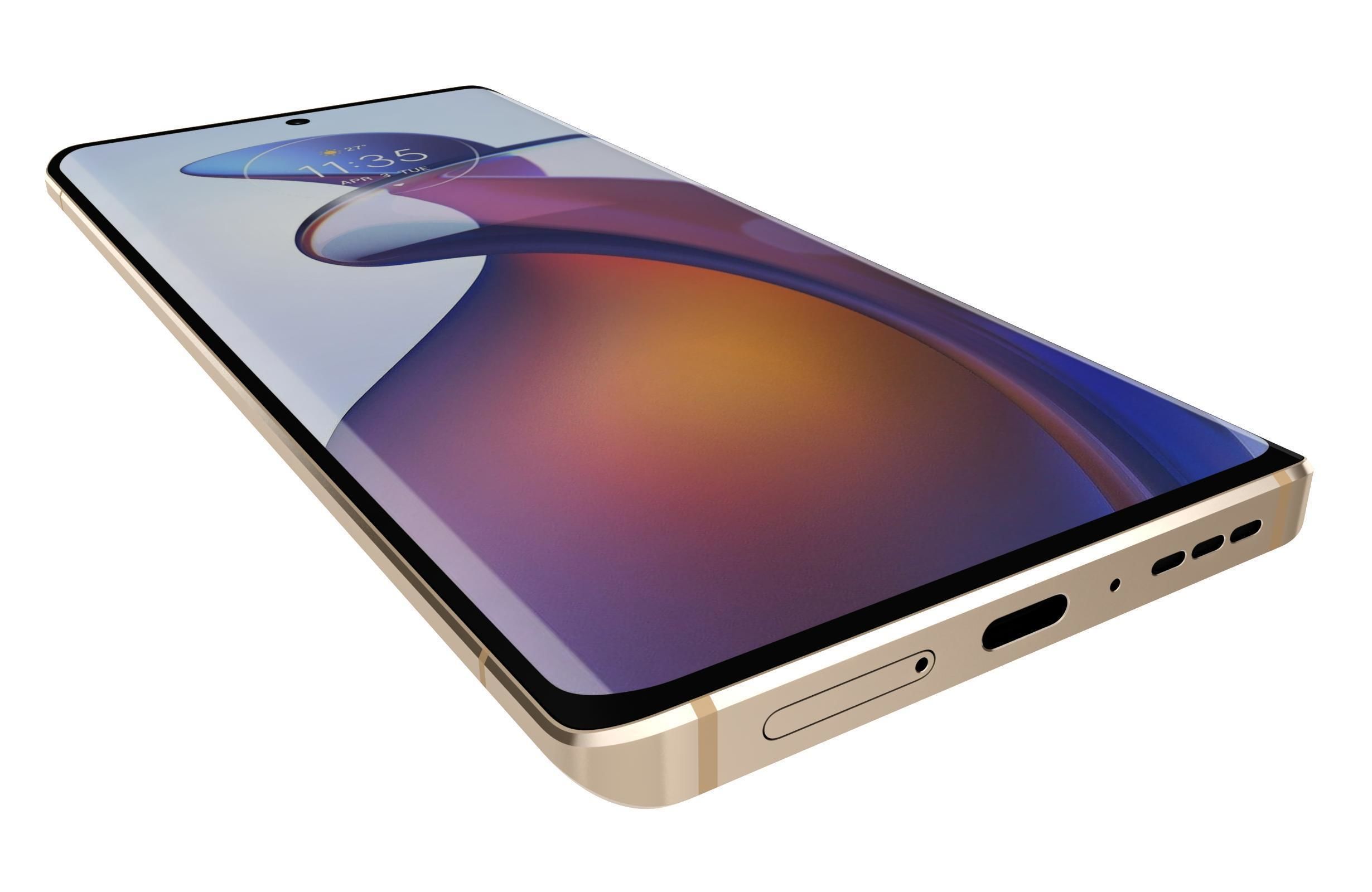 Motorola Edge 30 Fusion Gold 3D model_12