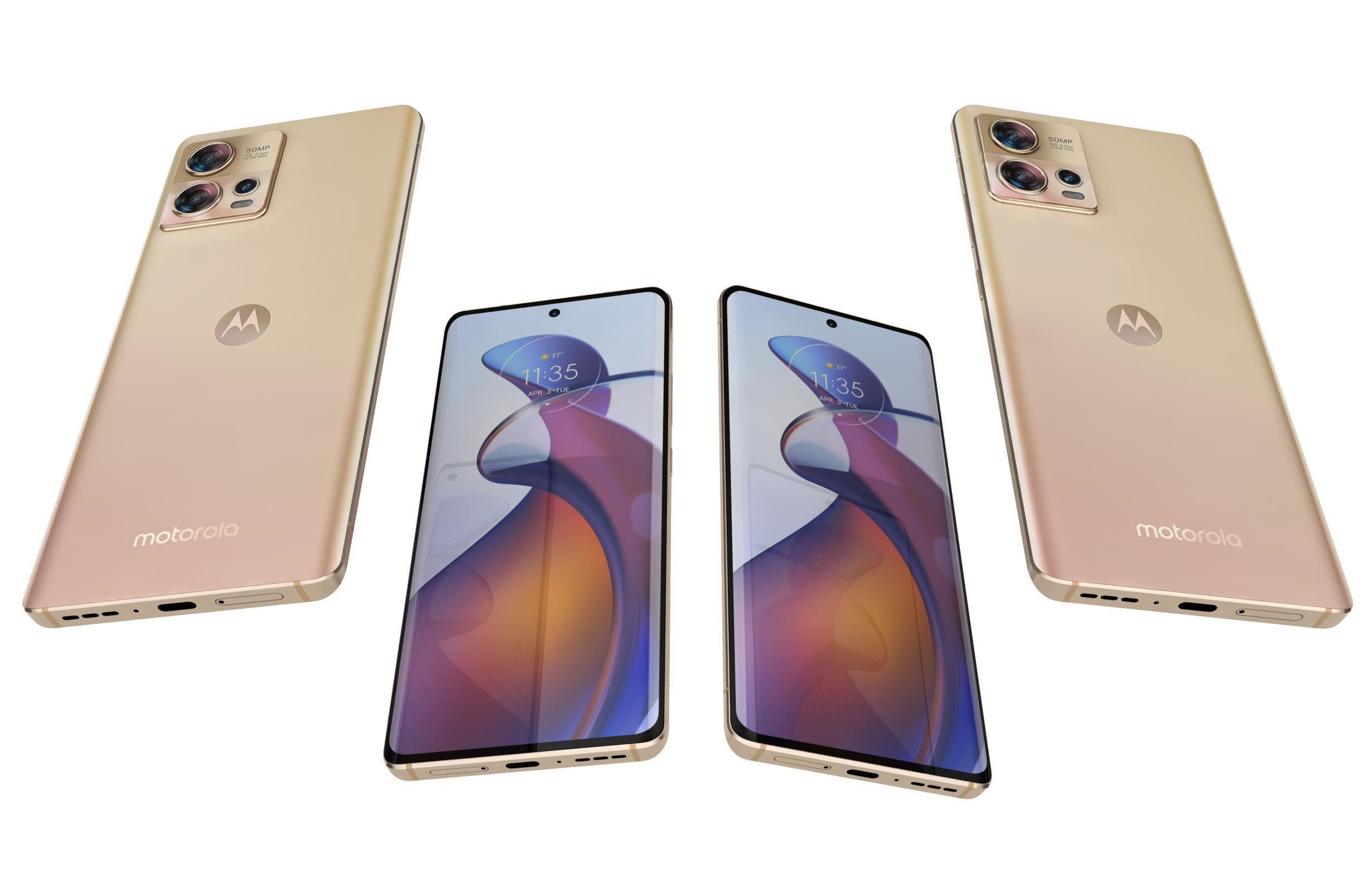 Motorola Edge 30 Fusion Gold 3D model_5