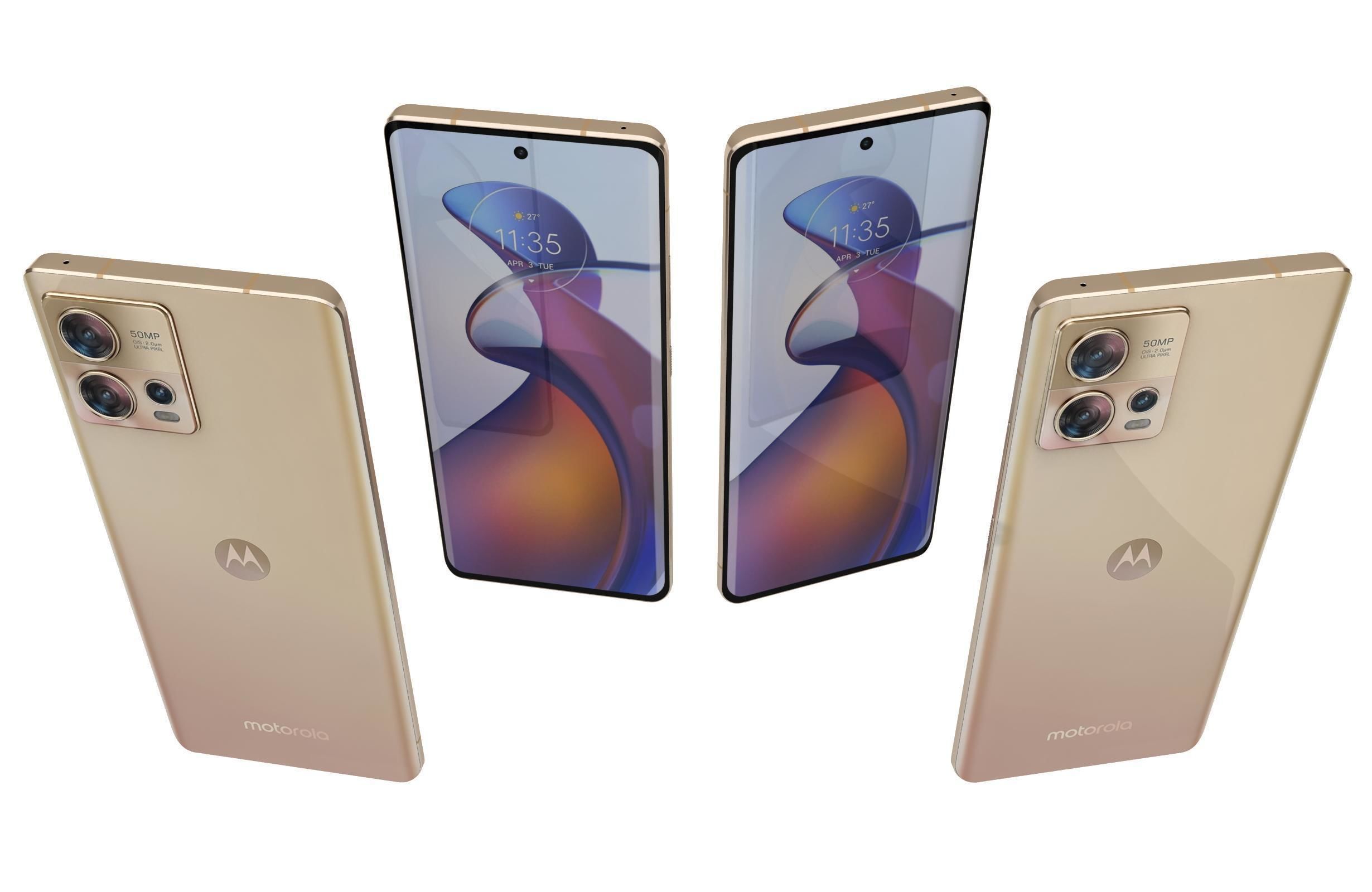 Motorola Edge 30 Fusion Gold 3D model_4