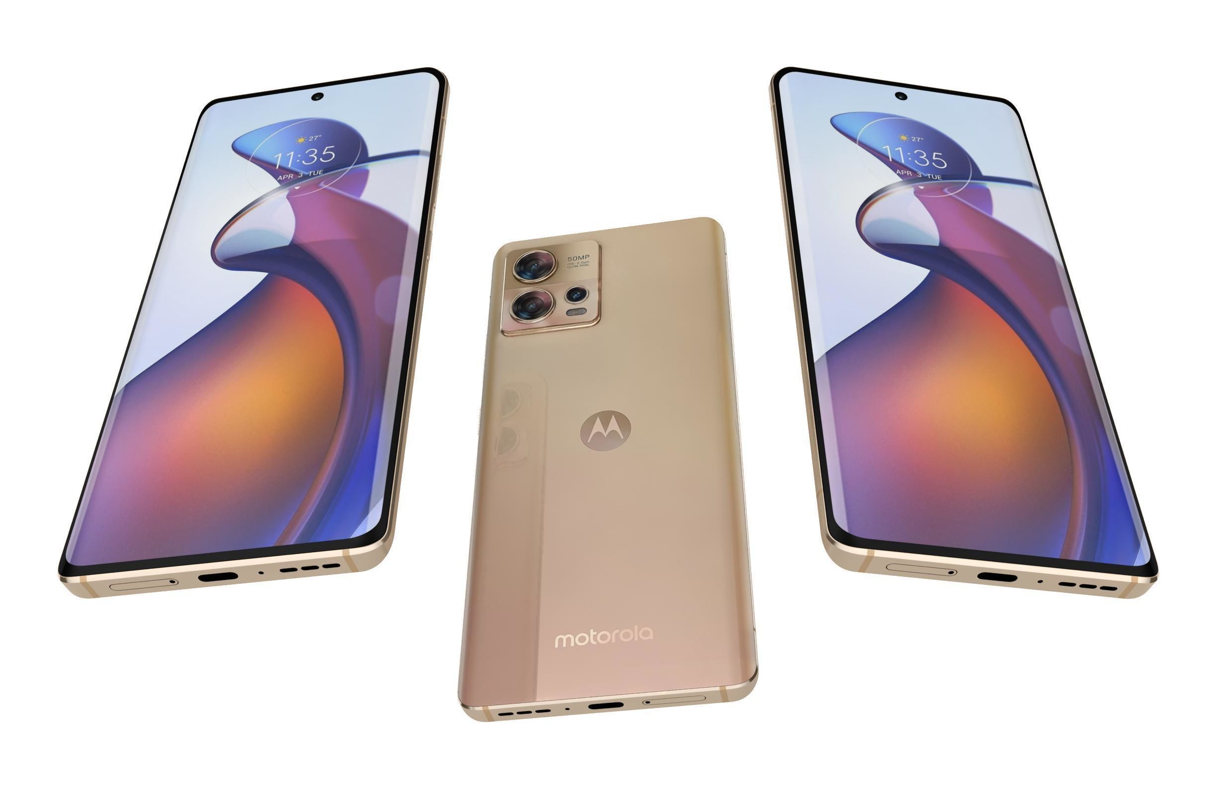 Motorola Edge 30 Fusion Gold 3D model_2