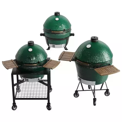 Big Green Egg Grills Low-poly 3D model