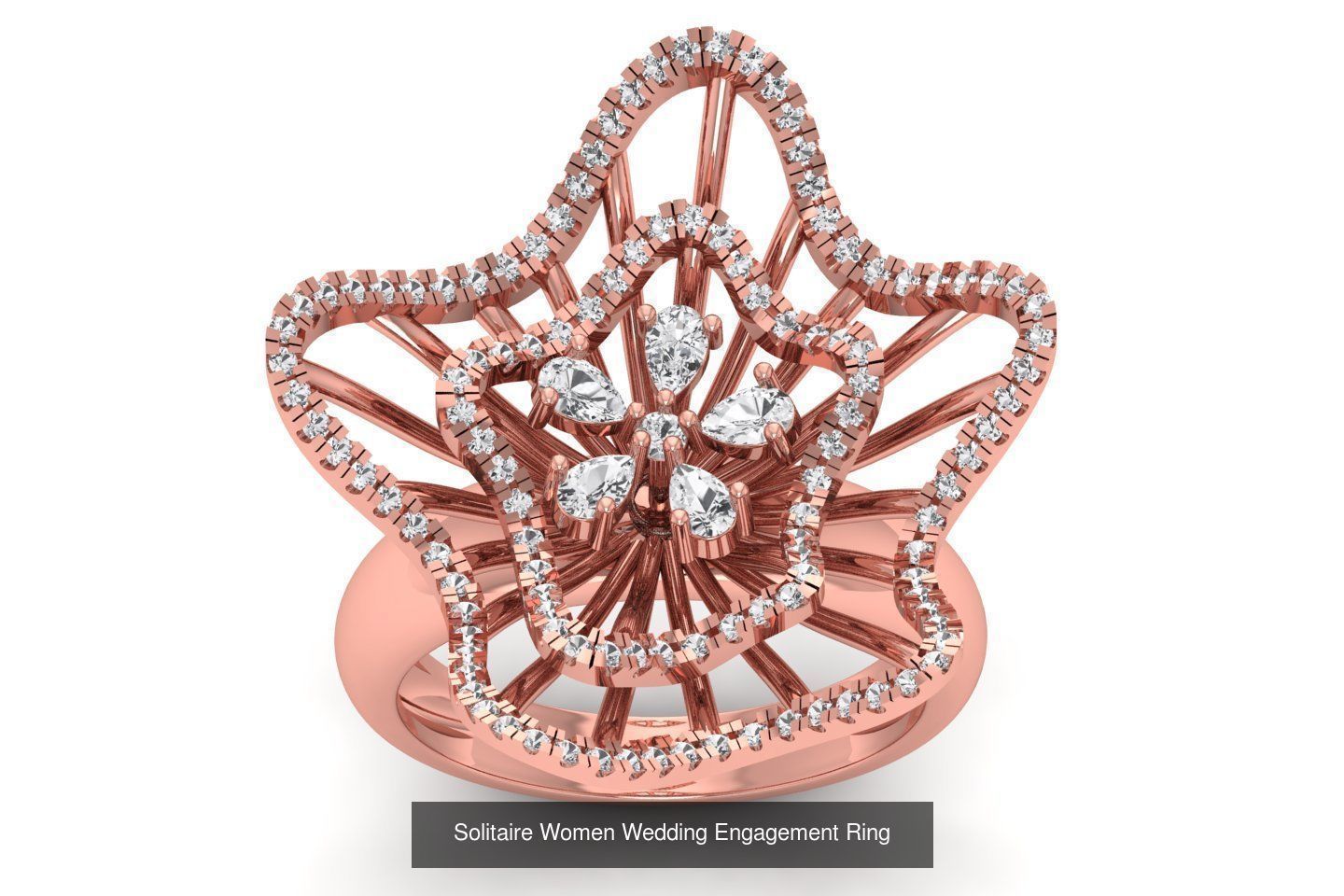 92 Solitaire Wedding Engagement Women Rings Collection _25