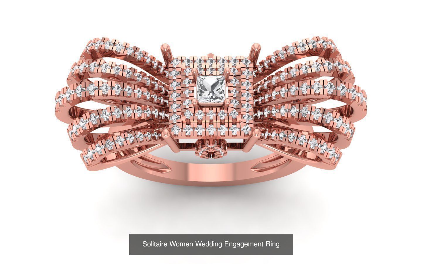 92 Solitaire Wedding Engagement Women Rings Collection _44