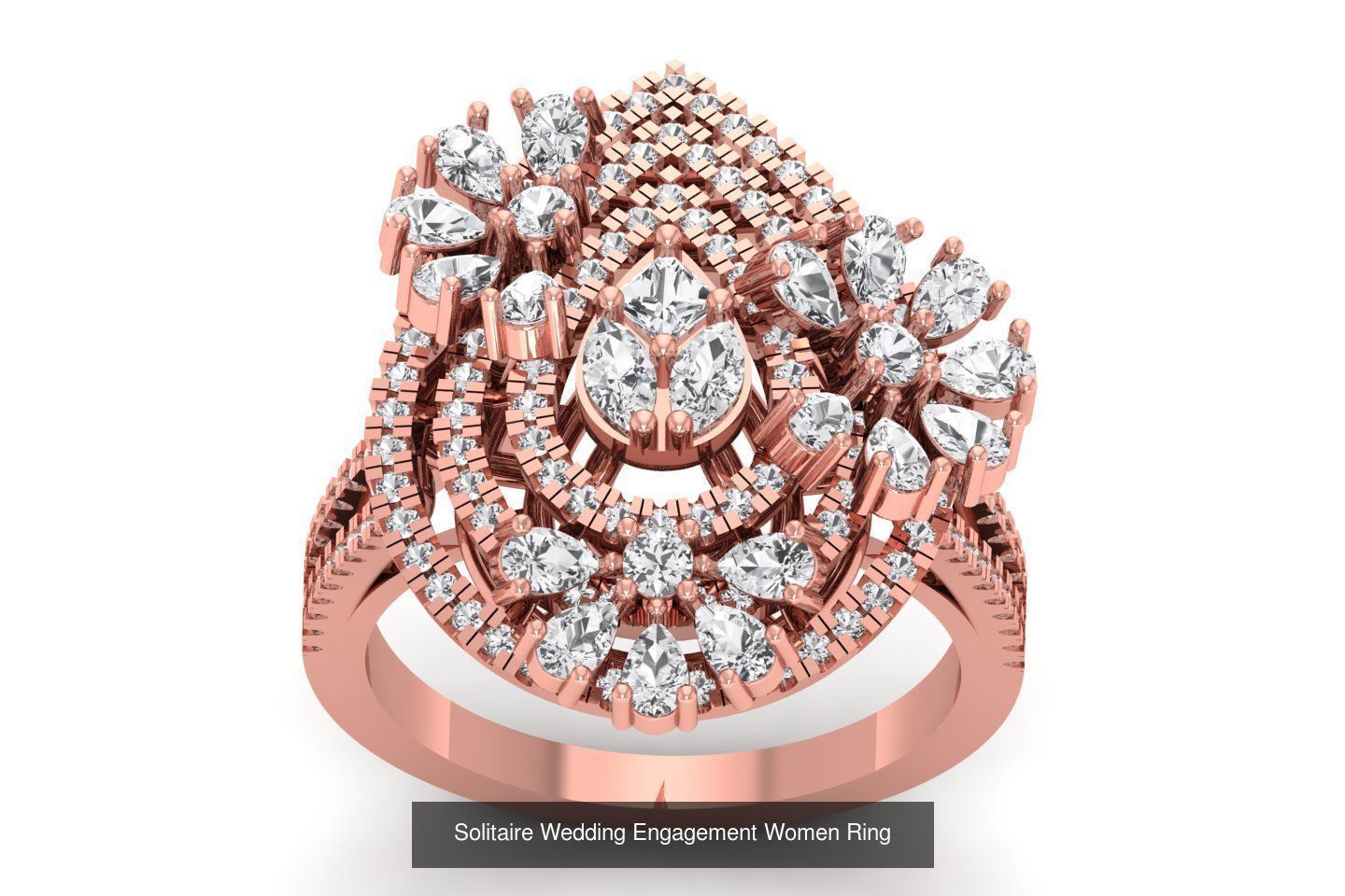 92 Solitaire Wedding Engagement Women Rings Collection _65