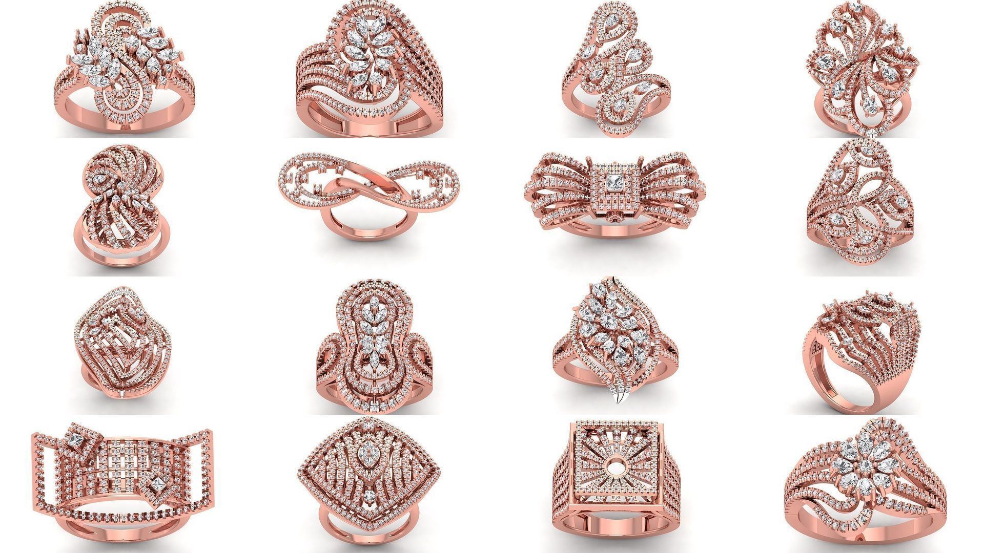 92 Solitaire Wedding Engagement Women Rings Collection _2