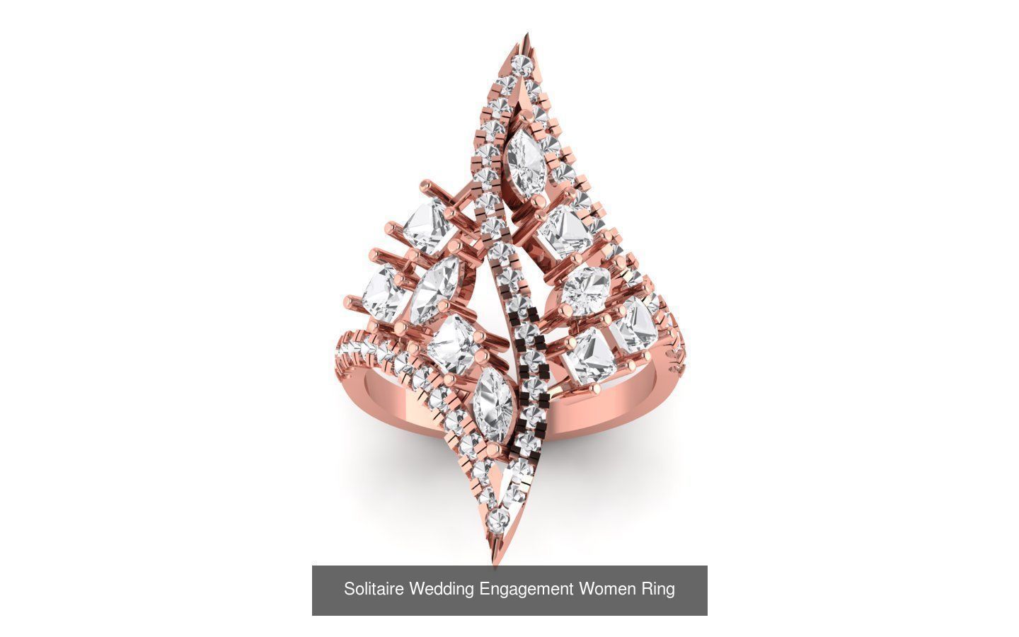 92 Solitaire Wedding Engagement Women Rings Collection _78