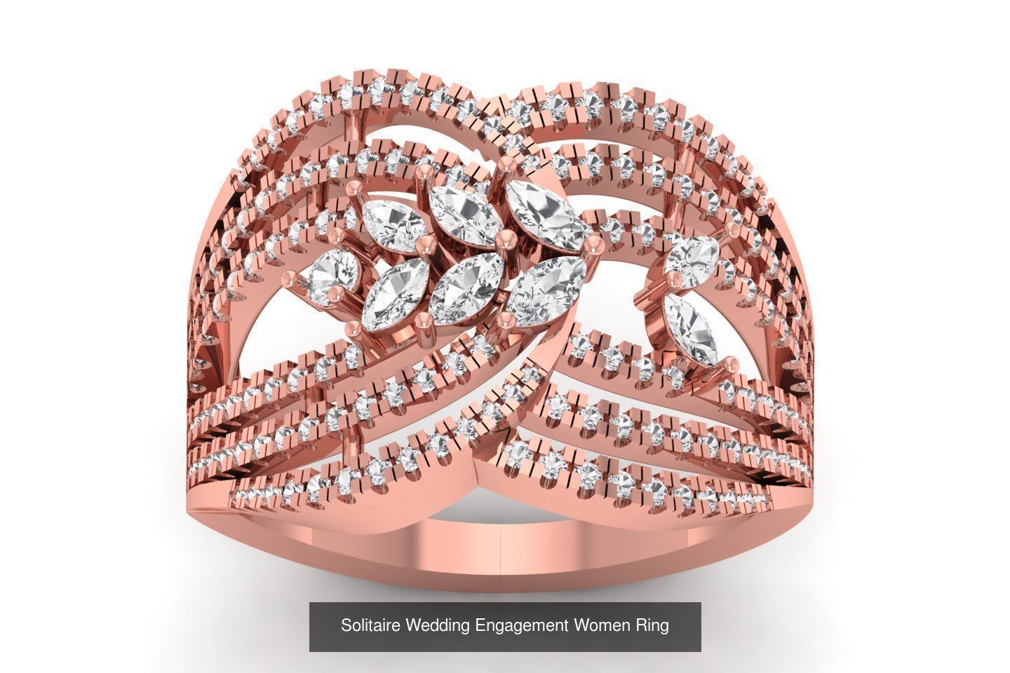 92 Solitaire Wedding Engagement Women Rings Collection _60