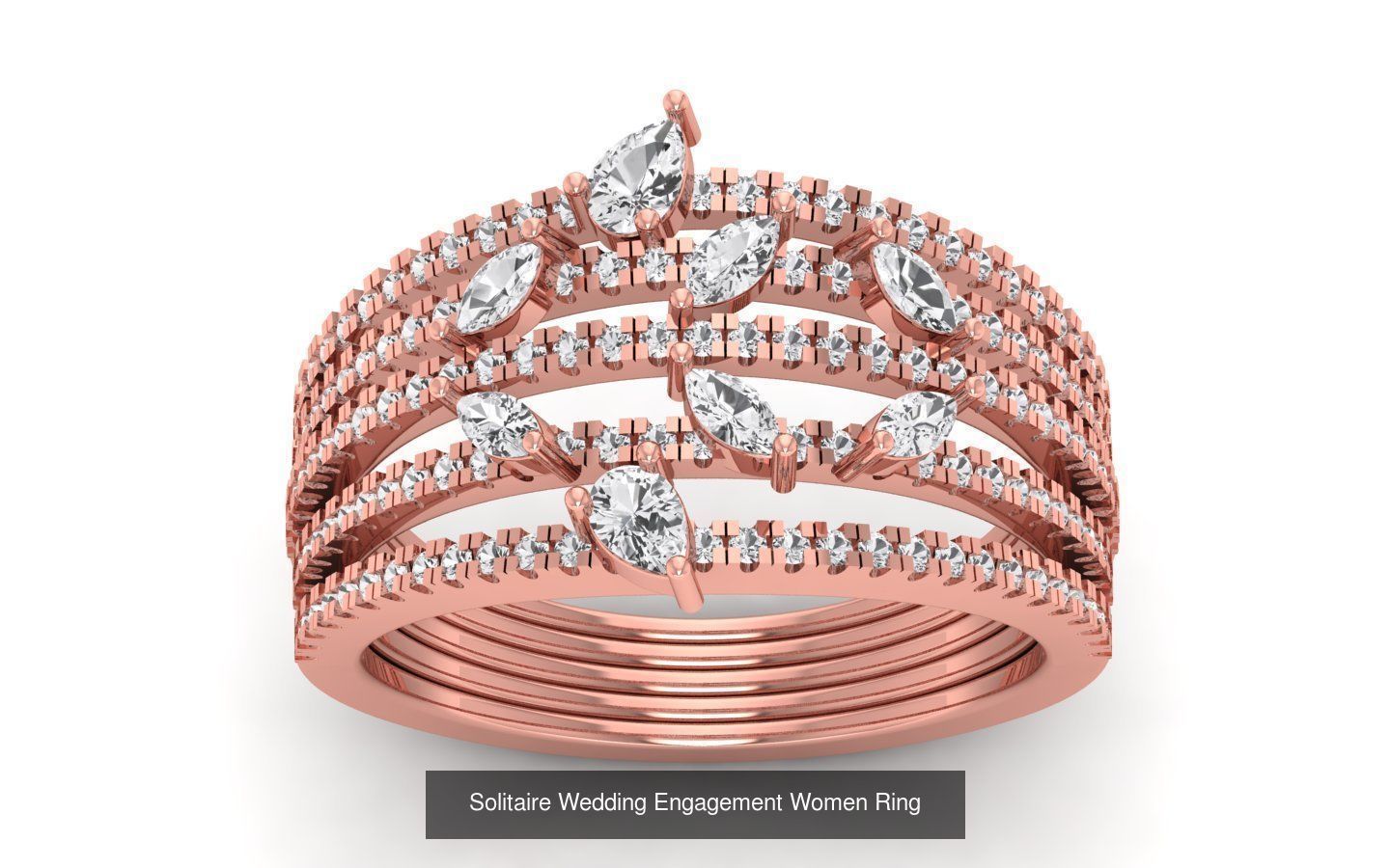 92 Solitaire Wedding Engagement Women Rings Collection _87