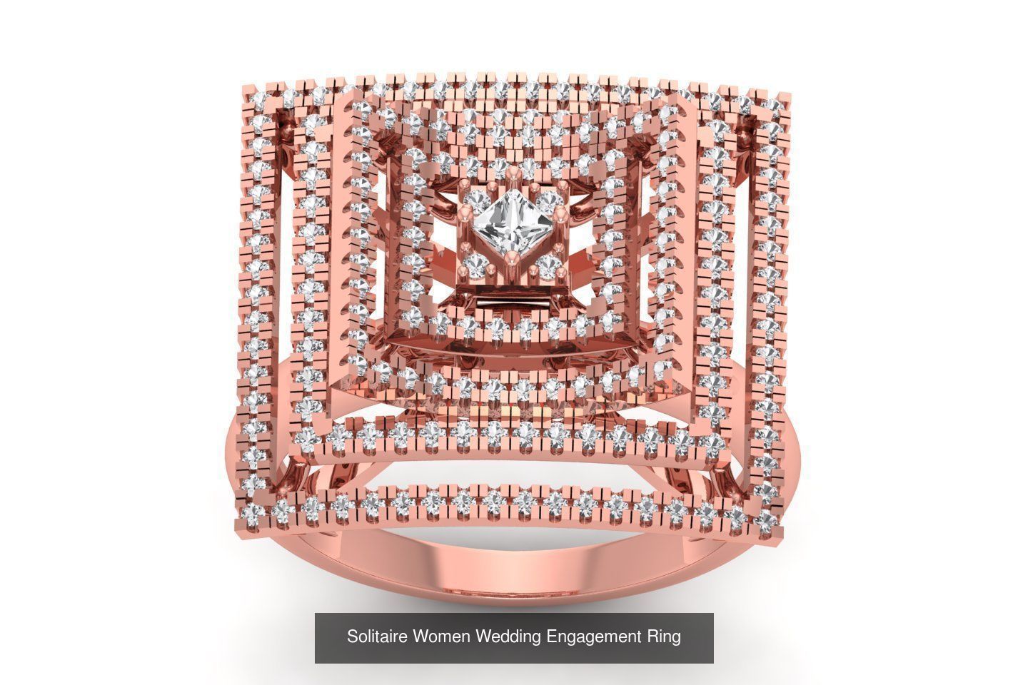 92 Solitaire Wedding Engagement Women Rings Collection _14