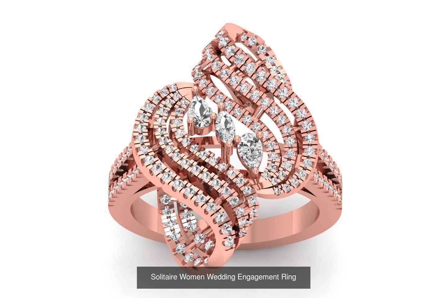 92 Solitaire Wedding Engagement Women Rings Collection _8