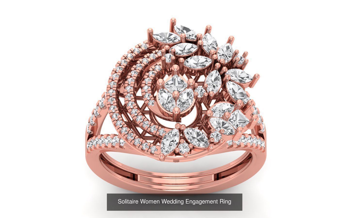 92 Solitaire Wedding Engagement Women Rings Collection _36