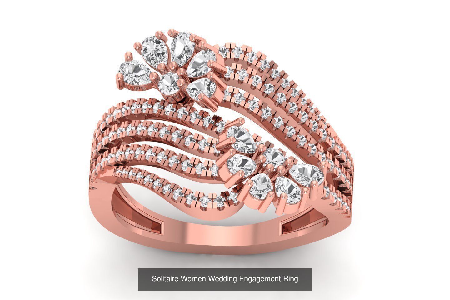 92 Solitaire Wedding Engagement Women Rings Collection _55