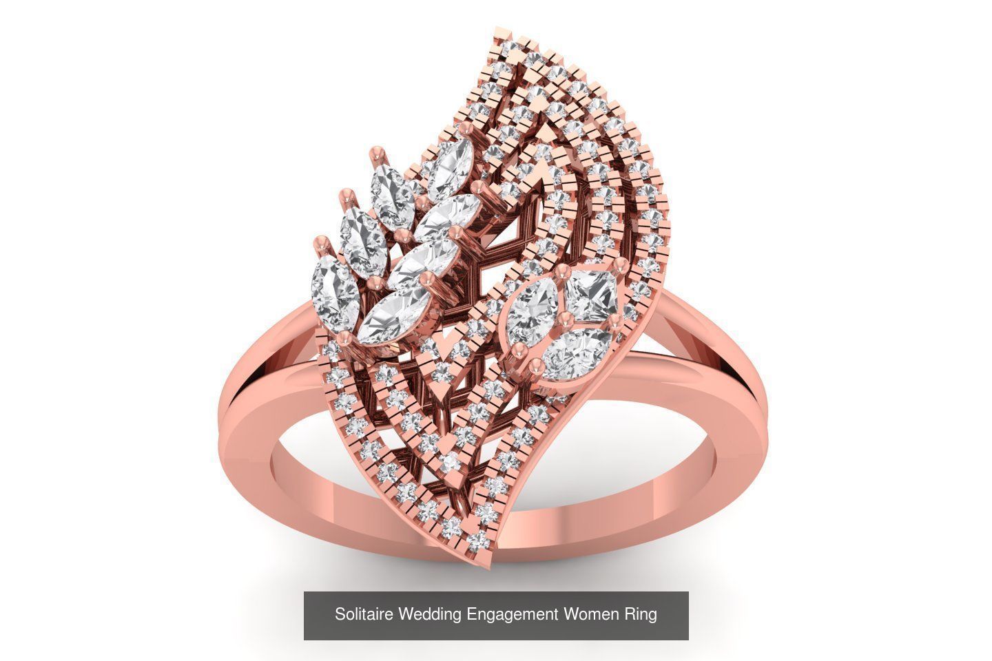 92 Solitaire Wedding Engagement Women Rings Collection _73