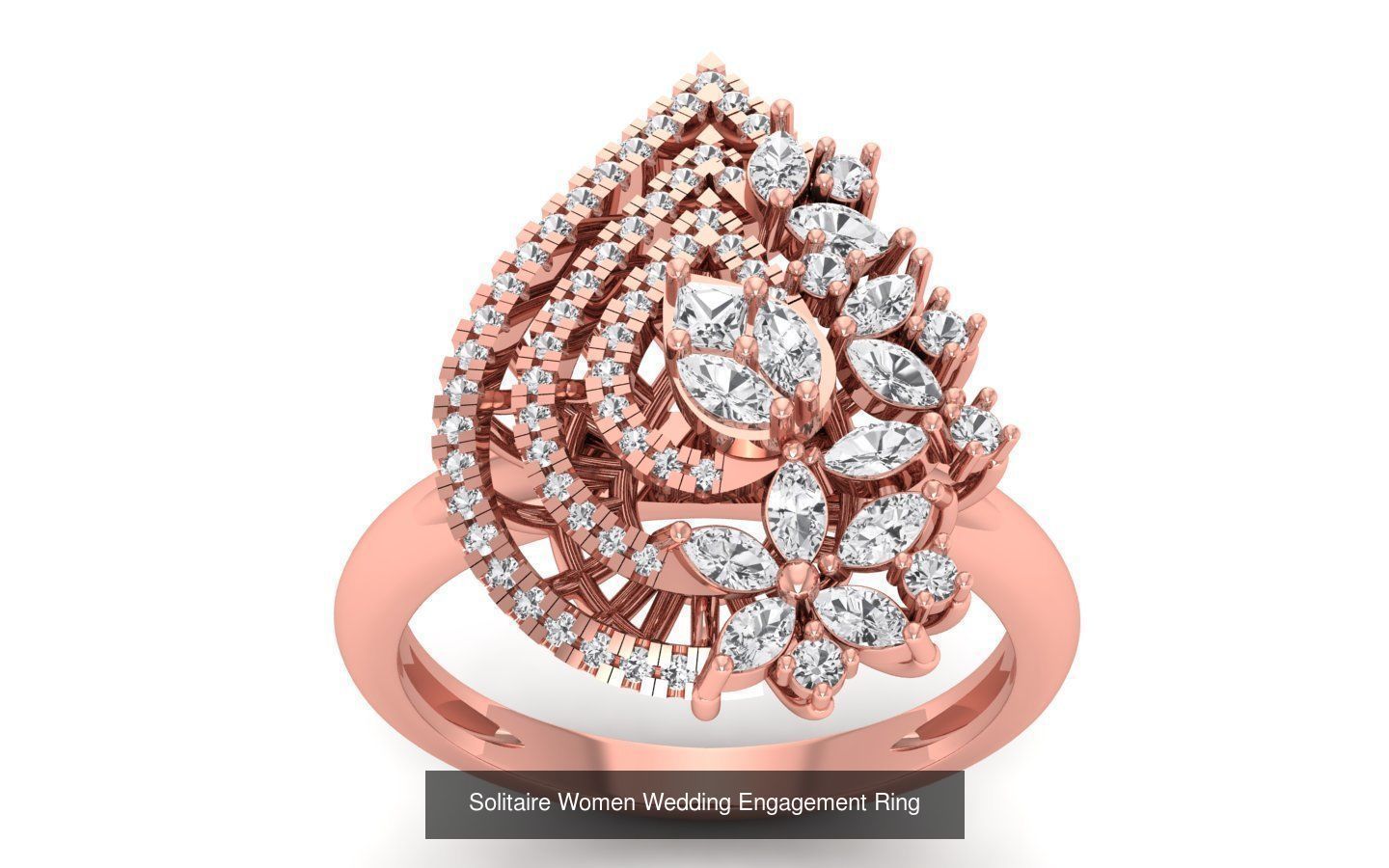 92 Solitaire Wedding Engagement Women Rings Collection _35