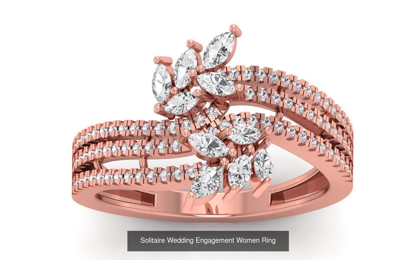 92 Solitaire Wedding Engagement Women Rings Collection _85