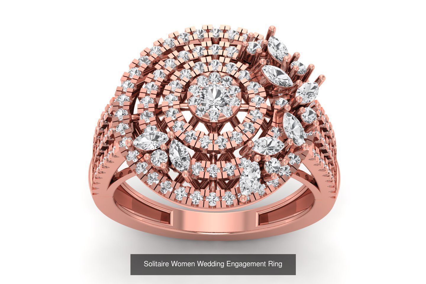 92 Solitaire Wedding Engagement Women Rings Collection _56
